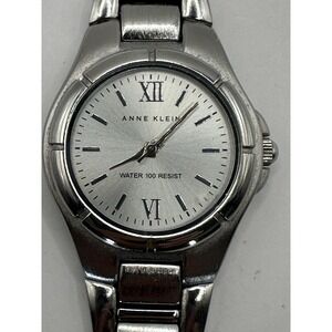 Anne Klein 10/9803 Women Stainless Steel Bracelet Watch 27MM 6.25" New Battery V